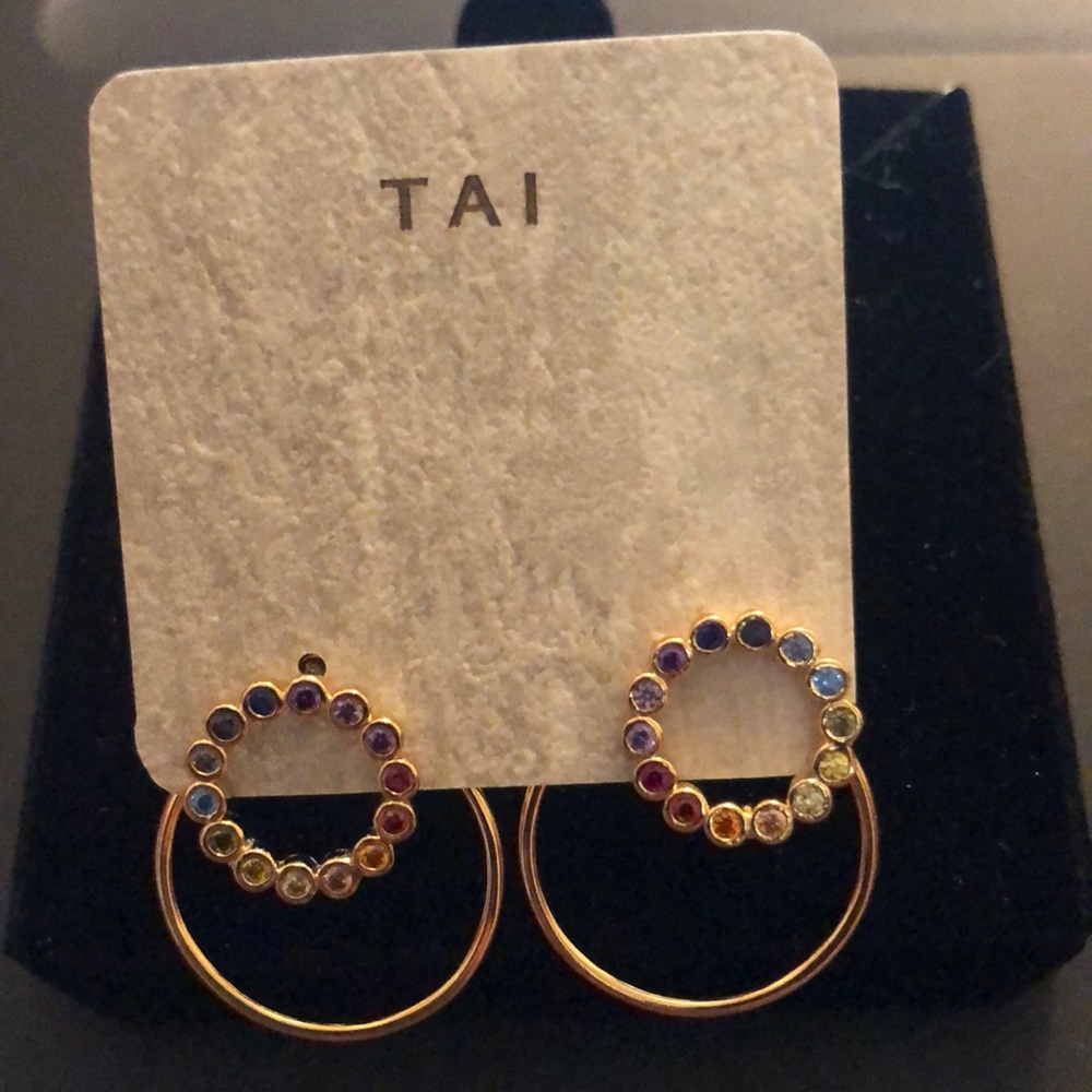 Multi color Small earrings